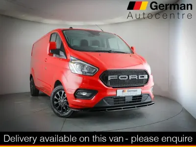 Used Ford Transit Custom Limited 130 HP (95 kW) 2022 Red Van