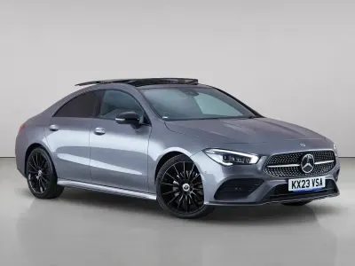 Used Mercedes CLA220 AMG Line Premium Plus 190 HP (139 kW) 2022 Grey Coupe