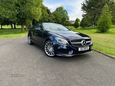 Used Mercedes CLS350 AMG line 2015 Blue Coupe