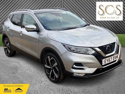 Used Nissan Qashqai Tekna 2017 Silver SUV