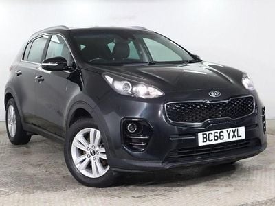 Used Kia Sportage 115 HP (84 kW) 2017 Black SUV