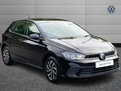 Used VW Polo Life 95 HP (69 kW) 2022 Black Hatchback