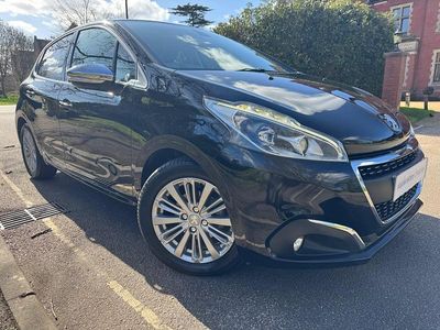 Used Peugeot 208 Allure 82 HP (60 kW) 2017 Black Hatchback