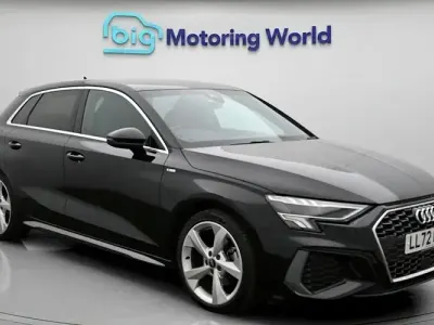 Used Audi A3 Sportback S-Line 150 HP (110 kW) 2022 Black Hatchback