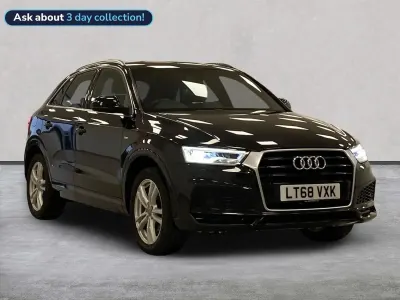 Usado Audi Q3 S-Line 150 HP (110 kW) 2018 Preto SUV