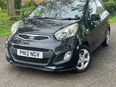 Used Kia Picanto 68 HP (50 kW) 2012 Black Hatchback