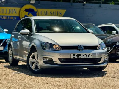 Used VW Golf VII Match 110 HP (80 kW) 2015 Silver Hatchback