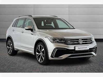 Silver Used 2022 VW Tiguan R-line SUV | £27,650 (Fair price)