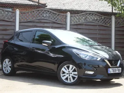 Begagnad Nissan Micra Acenta 2019 Svart Halvkombi