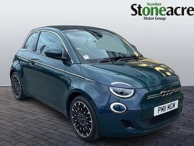 Used Fiat 500e La Prima 86 kW (118 HP) 2021 Green Cabriolet