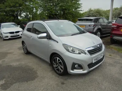 Second-hand Peugeot 108 Allure 82 CP (60 kW) 2015 Argintiu Hatchback