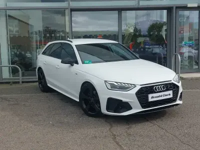 Used Audi A4 Black Edition 150 HP (110 kW) 2020 White Estate