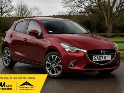 Used Mazda 2 90 HP (66 kW) 2017 Red Hatchback