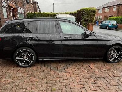 Black Used 2017 Mercedes C250 AMG Line Premium Plus Estate | £12,490 (Fair price)