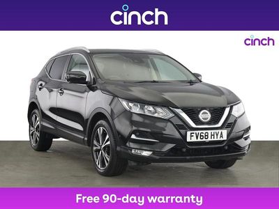 Black Used 2019 Nissan Qashqai N-Connecta SUV | £9,999 (Fair price)