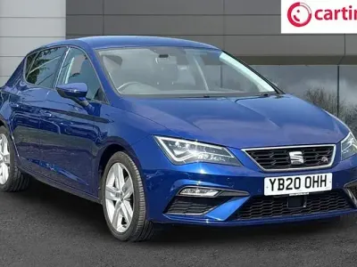 Used Seat Leon FR 150 HP (110 kW) 2020 Blue Hatchback