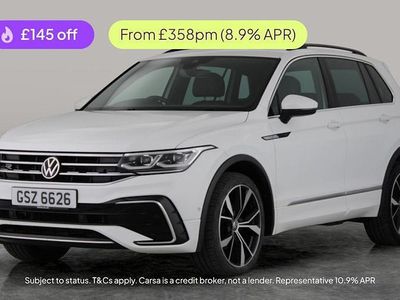 White Used 2022 VW Tiguan R-line SUV | £23,204 (Fair price)