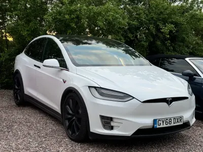 Usado Tesla Model X 448 kW (610 HP) 2018 Branco SUV