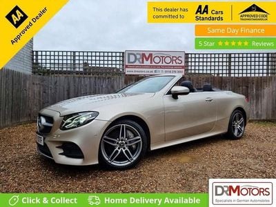 Used Mercedes E400 AMG line 333 HP (244 kW) 2017 Silver Cabriolet