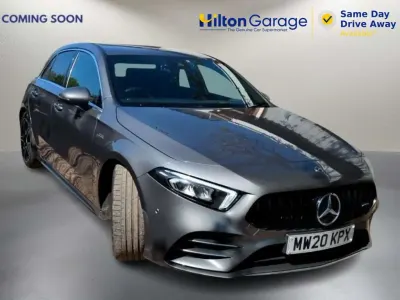 Begagnad Mercedes A35 AMG Executive 2020 Grå Halvkombi