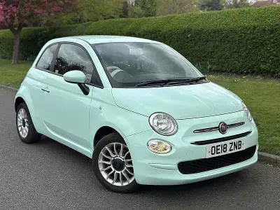 Used Fiat 500 Pop Star 69 HP (50 kW) 2018 Smooth mint Hatchback
