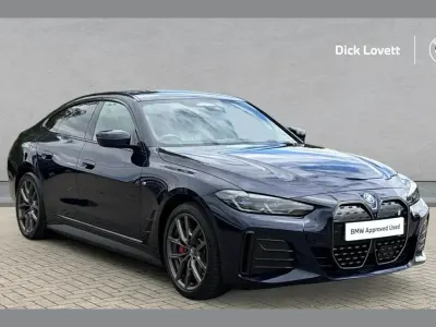 Used BMW i4 M Sport 250 kW (340 HP) 2022 Blue Sedan