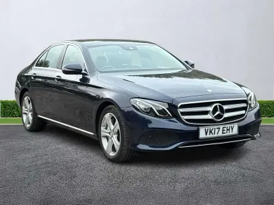 Used Mercedes E350 SE 2017 Blue Sedan