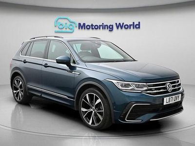 Used VW Tiguan R-line 150 HP (110 kW) 2022 Blue SUV