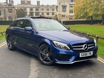 Blue Used 2016 Mercedes C250 AMG Line Premium Plus Estate | £15,000 (Fair price)