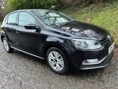 Used VW Polo SE 75 HP (55 kW) 2015 Black Hatchback