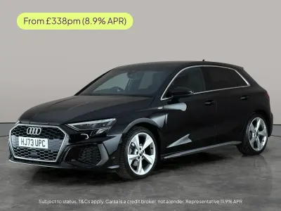 Used Audi A3 S-Line 150 HP (110 kW) 2023 Black Sedan