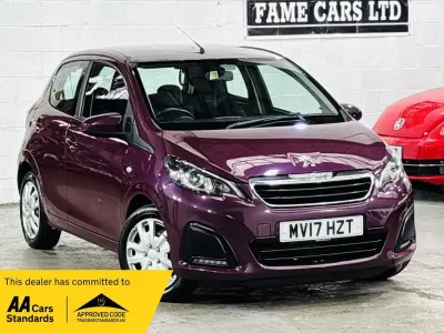 Used Peugeot 108 Active 2017 Mauve/purple Hatchback