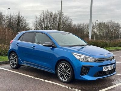 Blue Used 2021 Kia Rio GT-Line S Hatchback | £12,500 (Fair price)