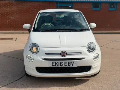 Used Fiat 500 Pop Star 69 HP (50 kW) 2016 White Hatchback