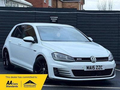 Used VW Golf VII GTD 2015 White Hatchback