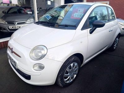 Used Fiat 500 Pop 69 HP (50 kW) 2009 White Cabriolet