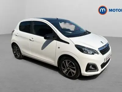 Used Peugeot 108 Allure 72 HP (52 kW) 2021 White Hatchback