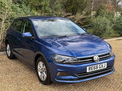 Used VW Polo SE 95 HP (69 kW) 2018 Blue Hatchback