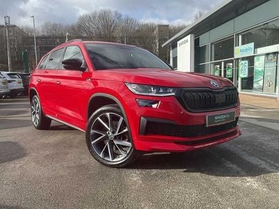 Used Skoda Kodiaq SportLine 140 HP (102 kW) 2023 Red SUV