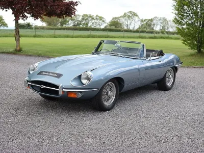 Used Jaguar E-Type S 1990 Blue Cabriolet