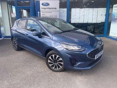 Usado Ford Fiesta Titanium 100 HP (73 kW) 2023 Azul Citadino