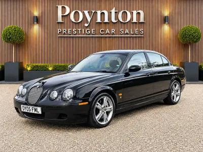 Used Jaguar S-Type R 400 HP (294 kW) 2005 Panther black Sedan