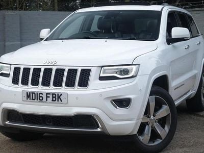 Used Jeep Grand Cherokee Overland 2016 White SUV