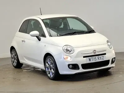 Used Fiat 500 S 69 HP (50 kW) 2015 White Hatchback