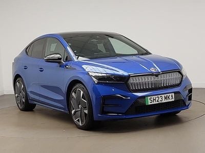 Used Skoda Enyaq iV vRS 219 kW (299 HP) 2023 Blue SUV