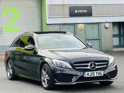 Used Mercedes C220 AMG Line Premium Plus 2015 Black Estate