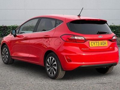 Used Ford Fiesta Titanium 2023 Red Hatchback