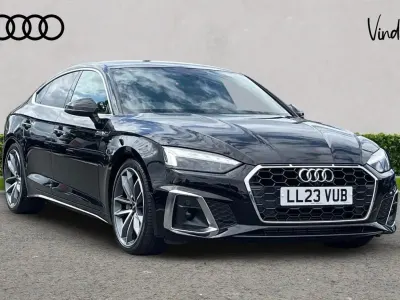 Used Audi A5 S-Line 200 HP (147 kW) 2023 Black Coupe