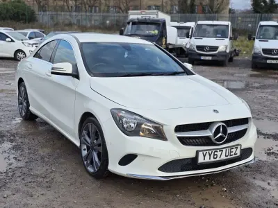 Begagnad Mercedes CLA180 122 HK (89 kW) 2017 Vit Sedan