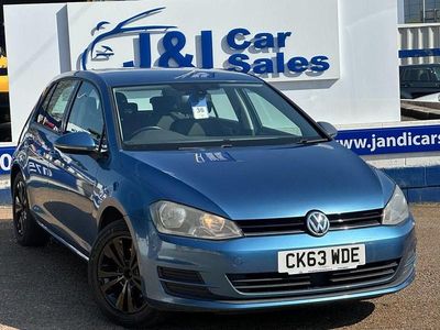 Used VW Golf VII SE 122 HP (89 kW) 2013 Blue Hatchback